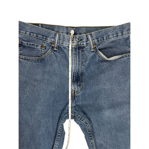 Levi's 505 Regular Fit Jean Men’s Size 34 x 32 Medium Stonewash Streetwear Denim - Picture 5 of 8